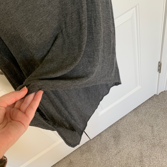 Charcoal High Low T-Shirt - Picture 3 of 4